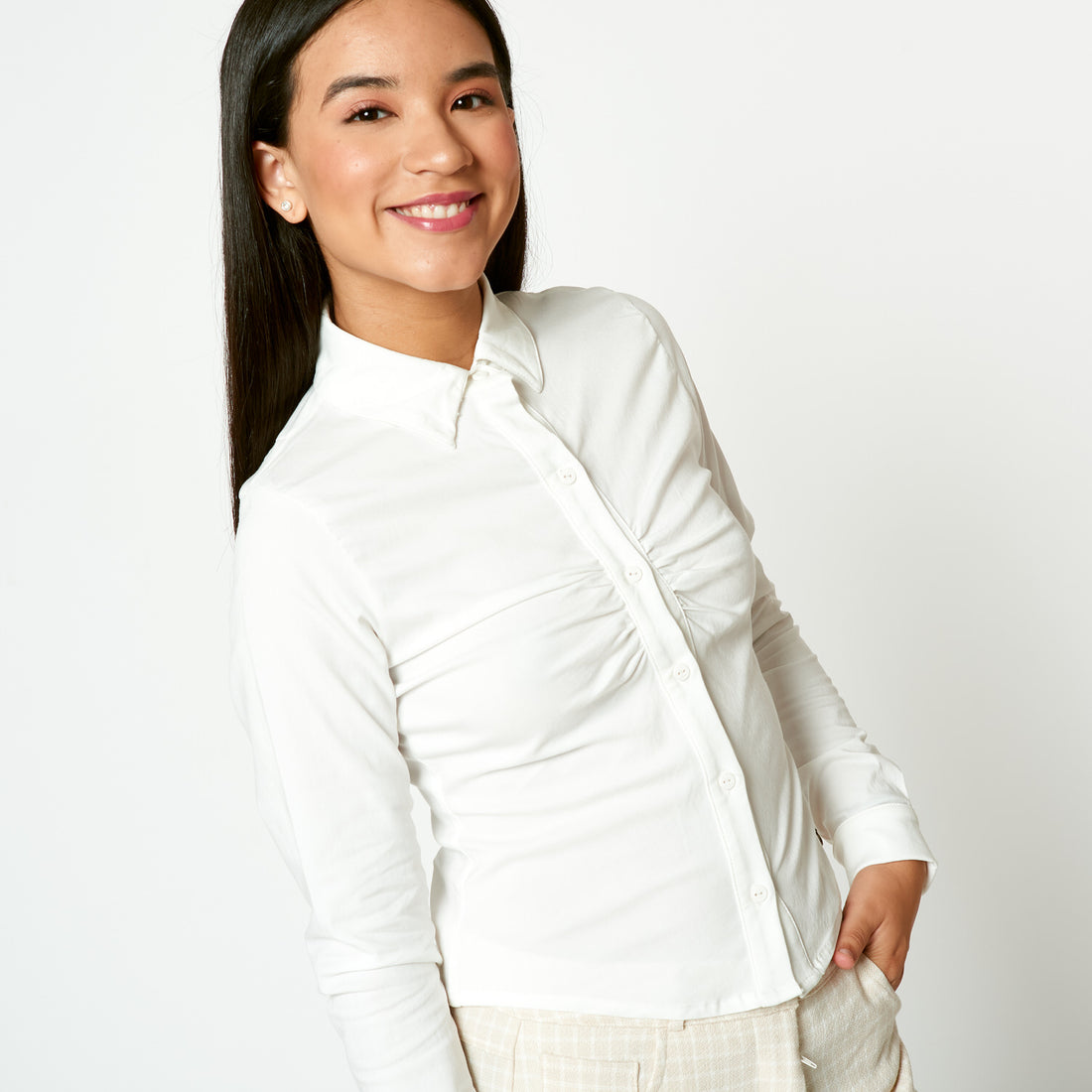 Blusa Veneta Hueso
