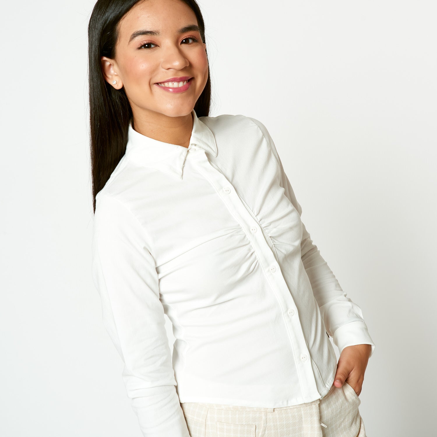 Blusa Veneta Hueso