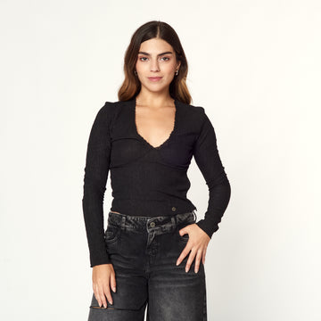 Blusa Viper Negro