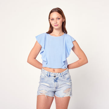 Blusa Vuelos Celeste