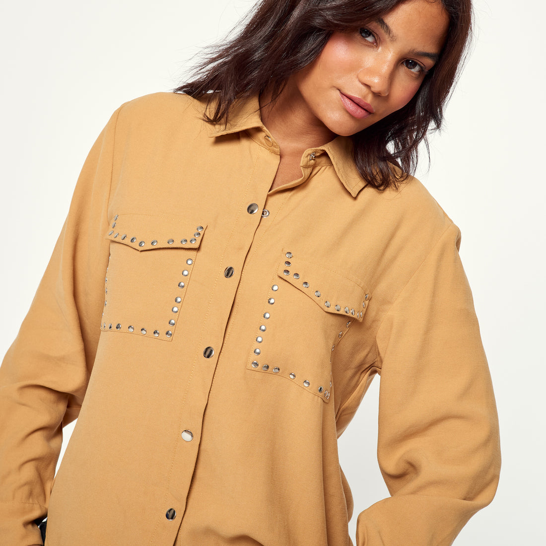 Blusa Westerna Camel