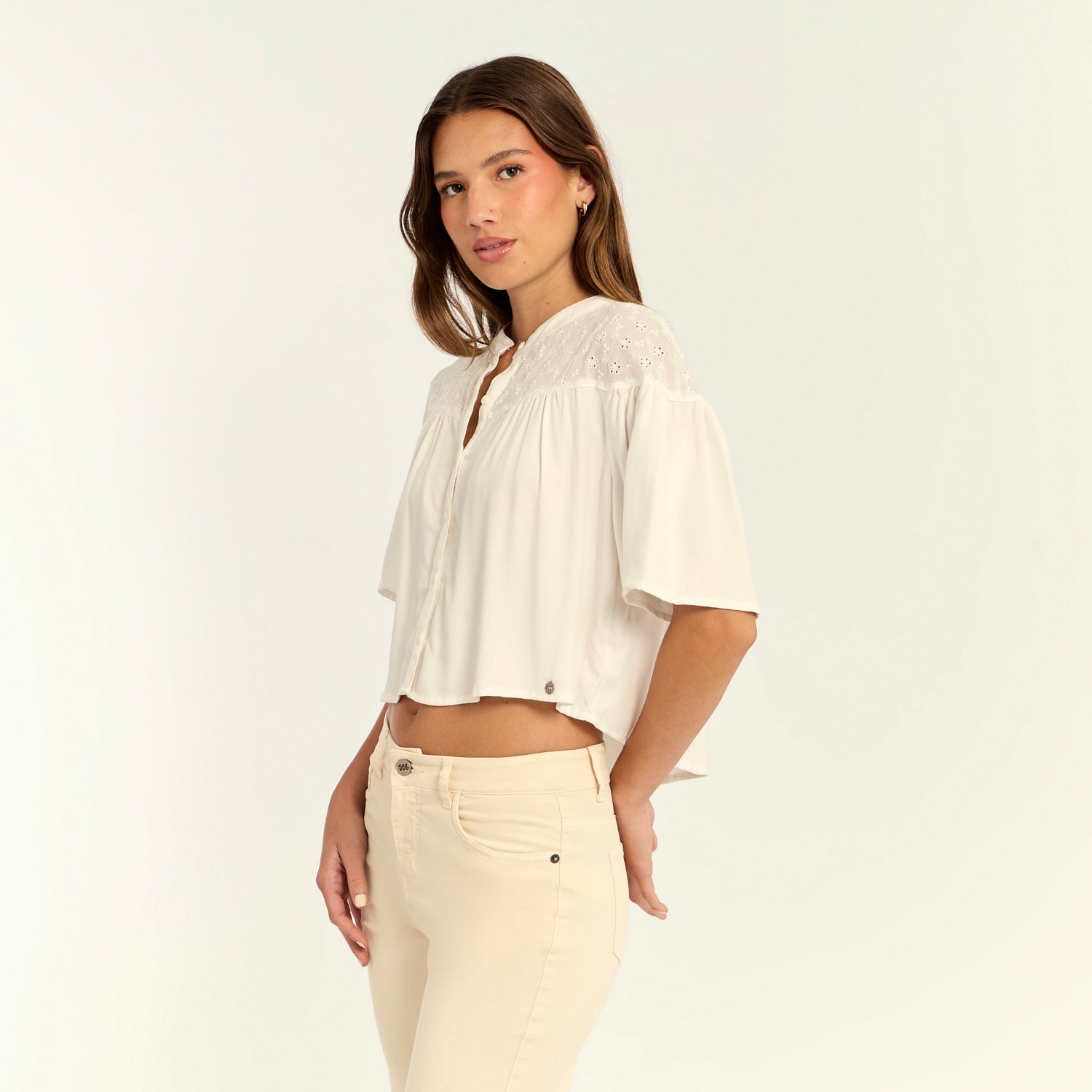 Blusa Amara Hueso