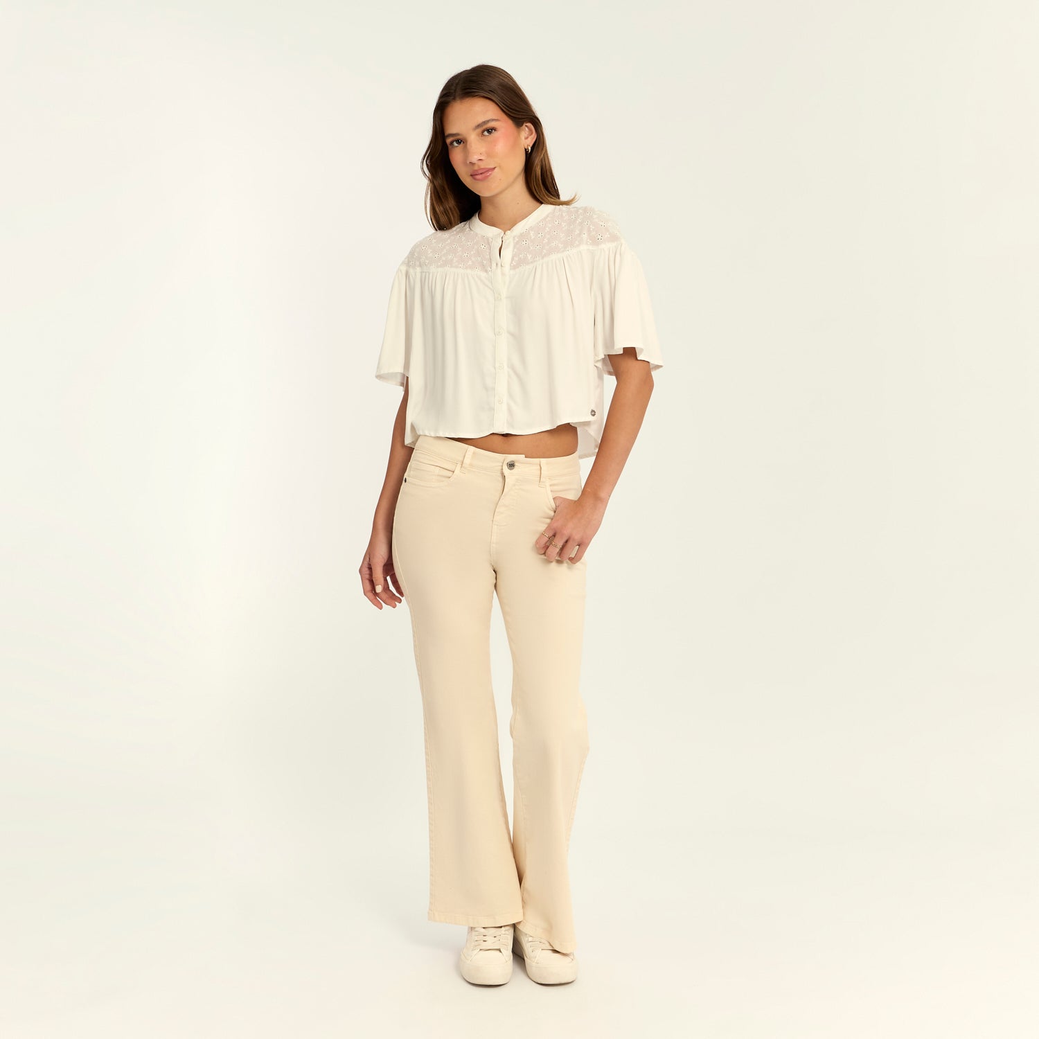 Blusa Amara Hueso