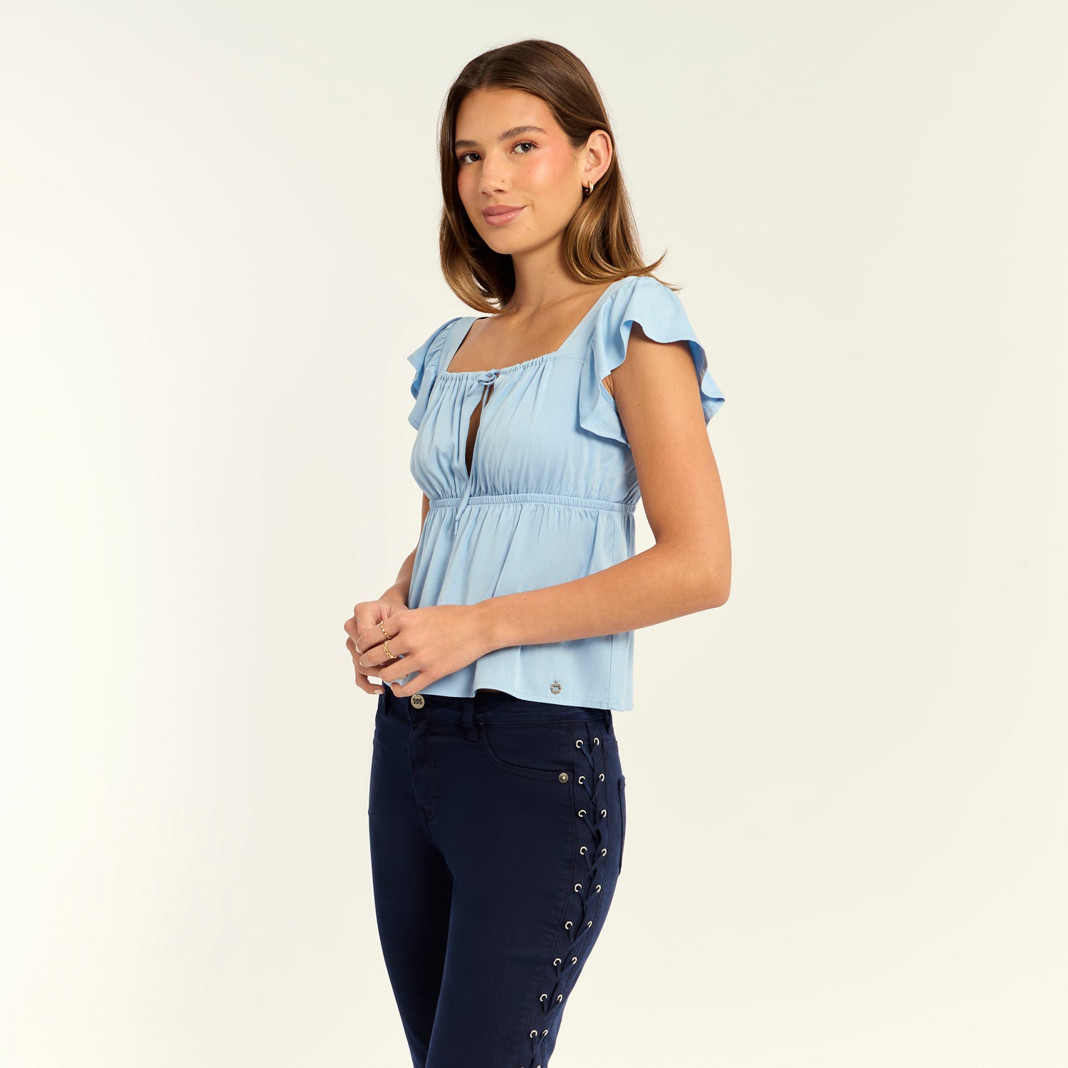 Blusa Sirena Celeste