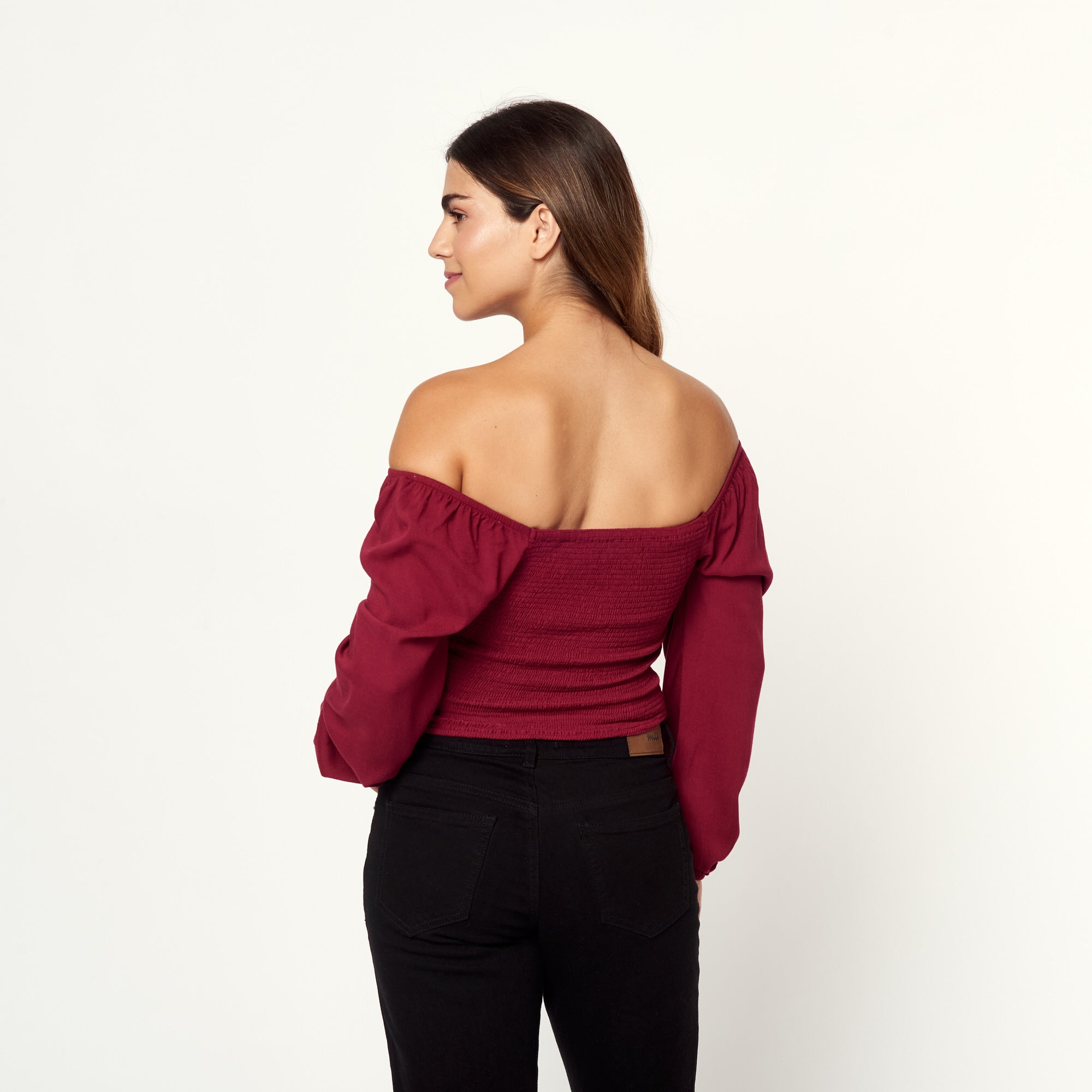 Blusa Yoli Burgundy