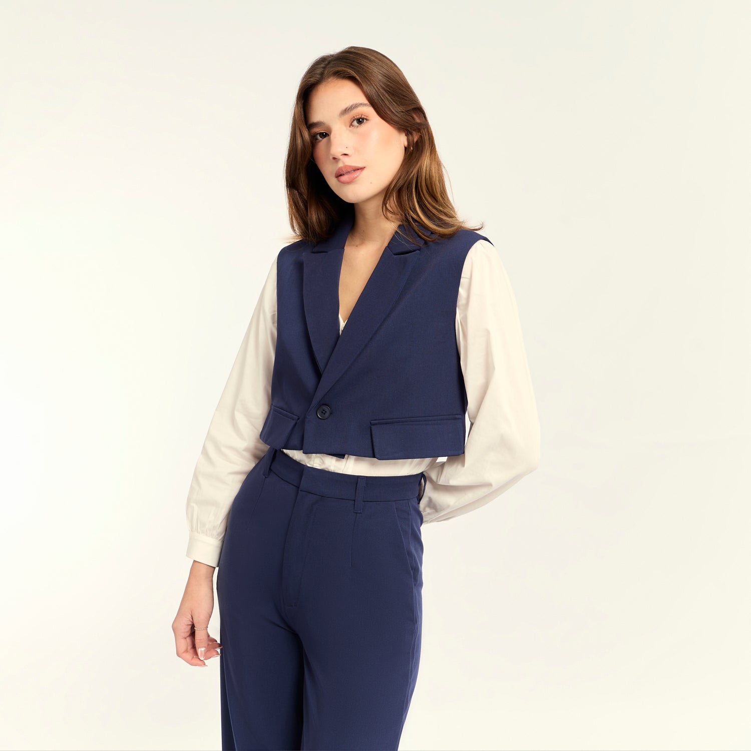 Chaleco Formal Azul