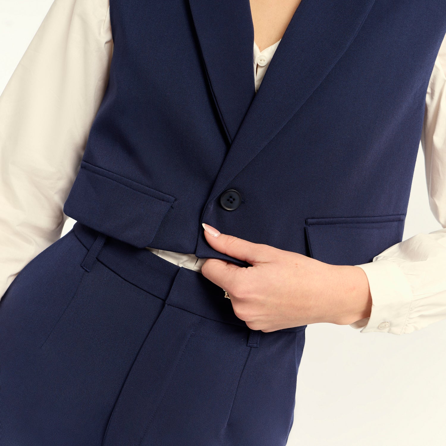 Chaleco Formal Azul