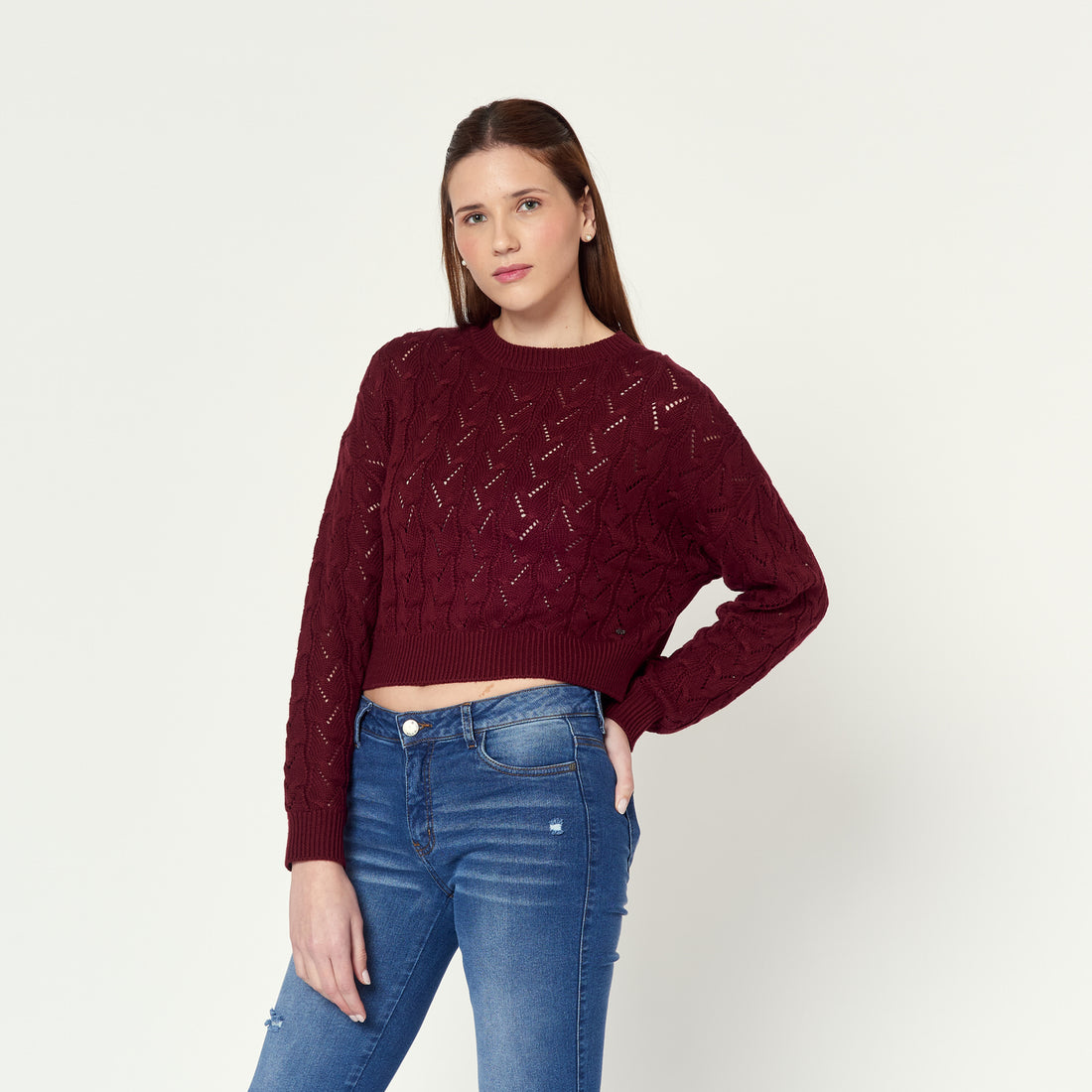 Chompa Camil Burgundy