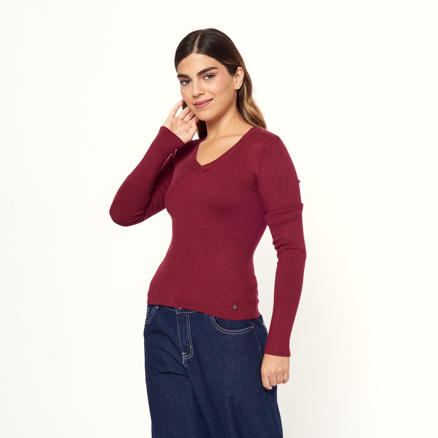 Chompa Fanning  Burgundy