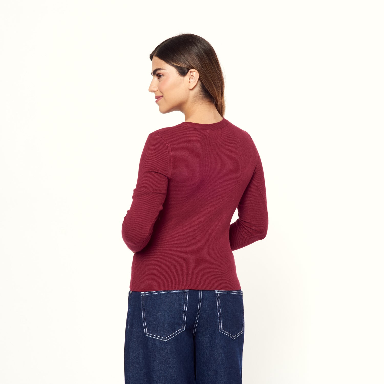Chompa Fanning  Burgundy