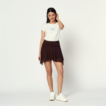 Falda Believer Marron