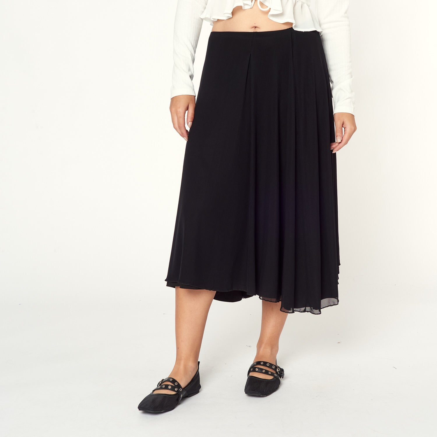Falda Vine Negro