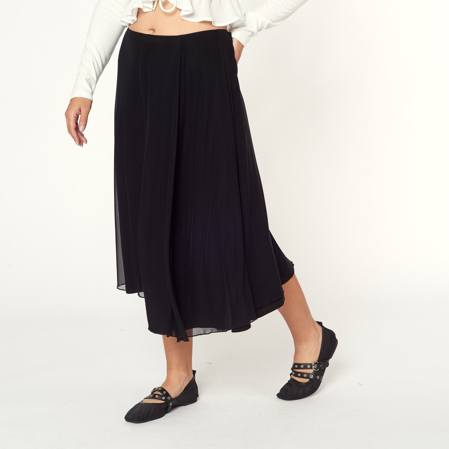 Falda Vine Negro