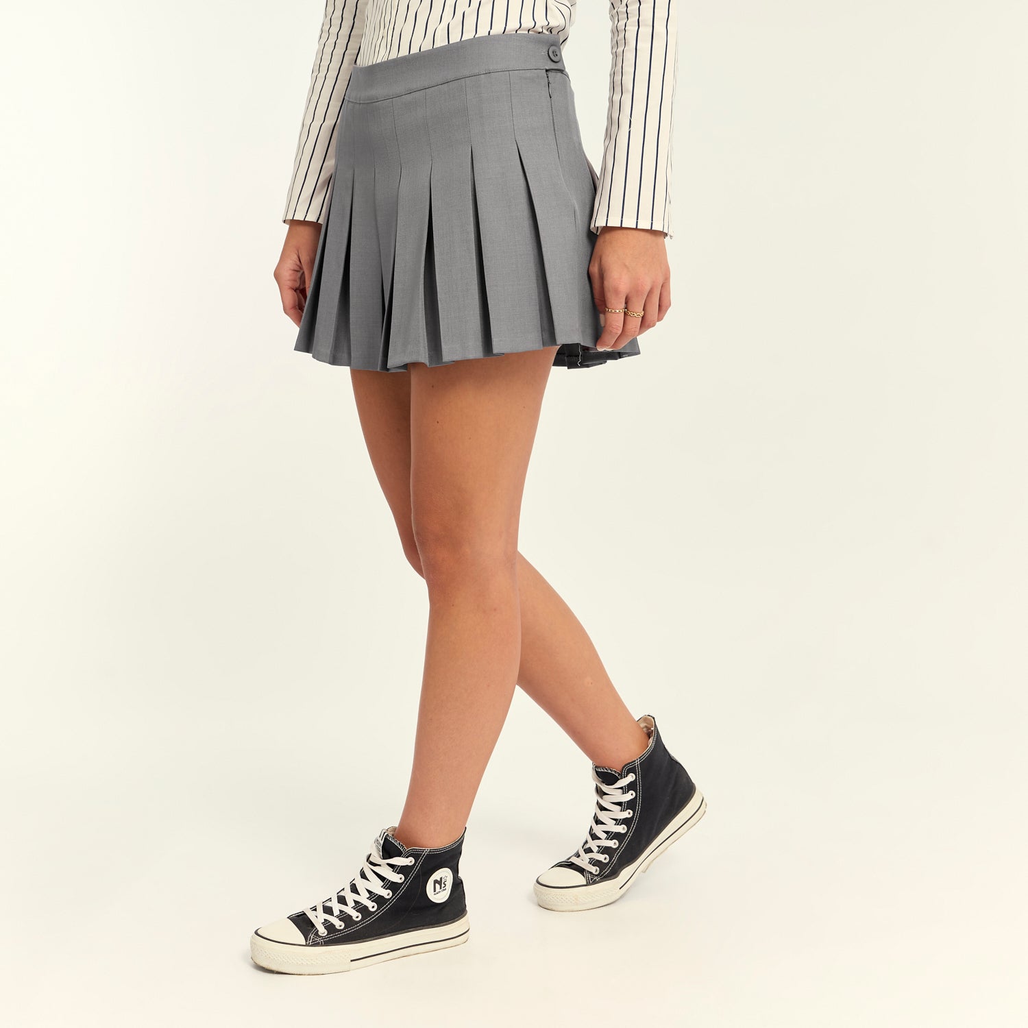 Falda Agnes Gris