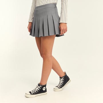 Falda Agnes Gris
