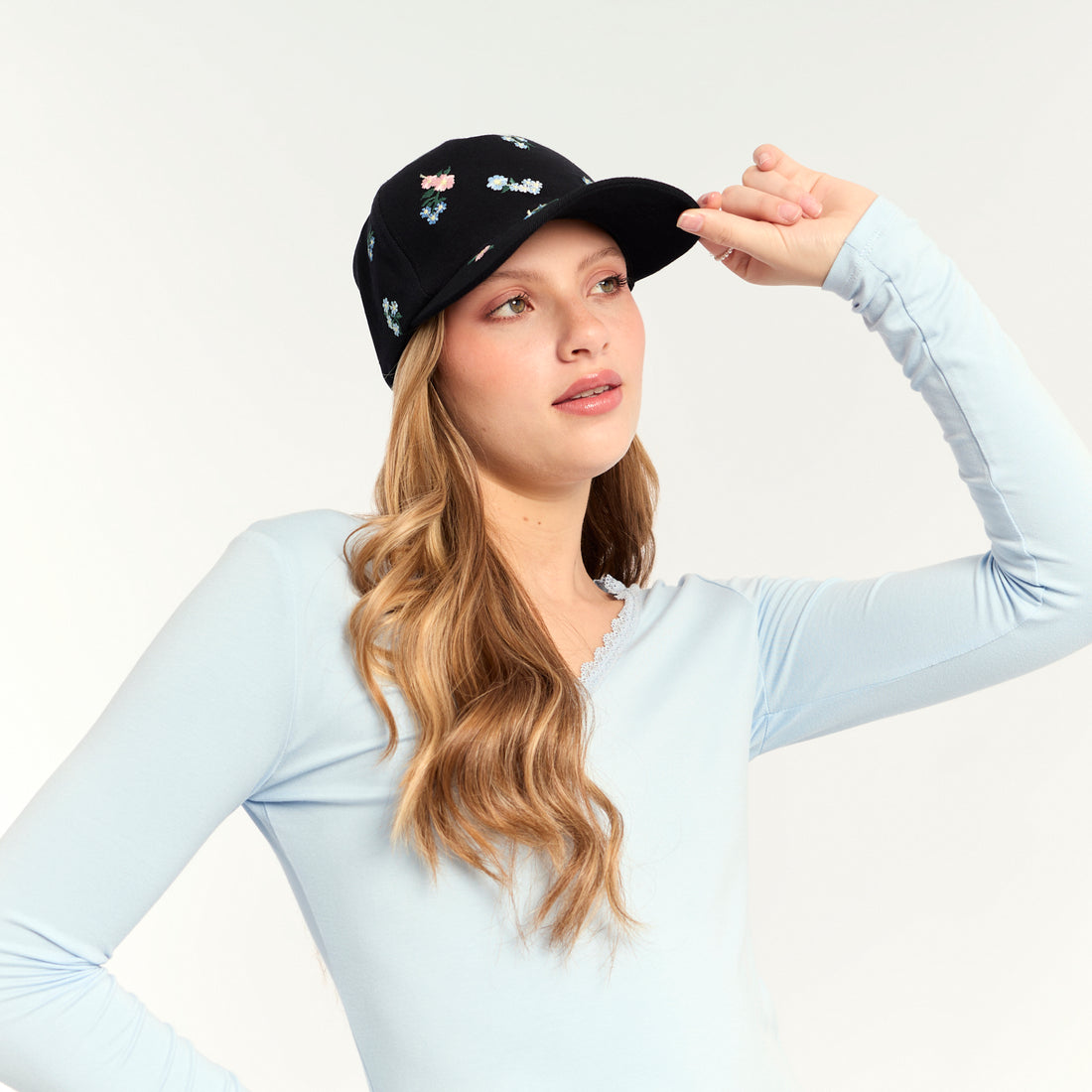 Gorro Flower Power Negro