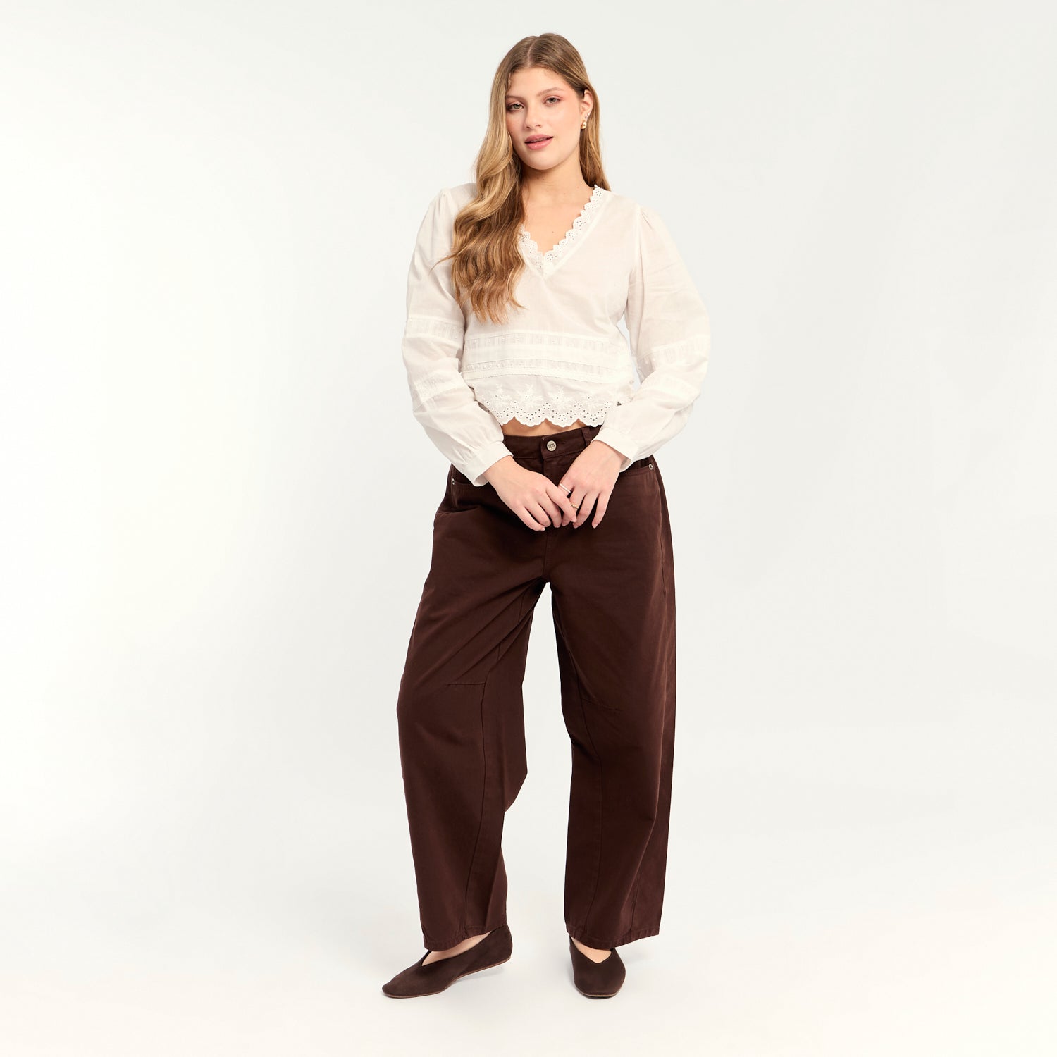 Pantalon Begoña Marron