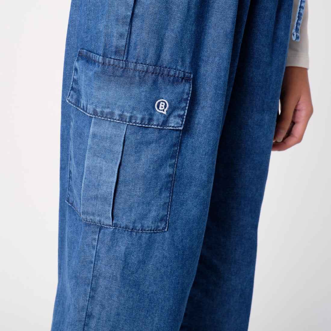 Pantalon Cargo Azul