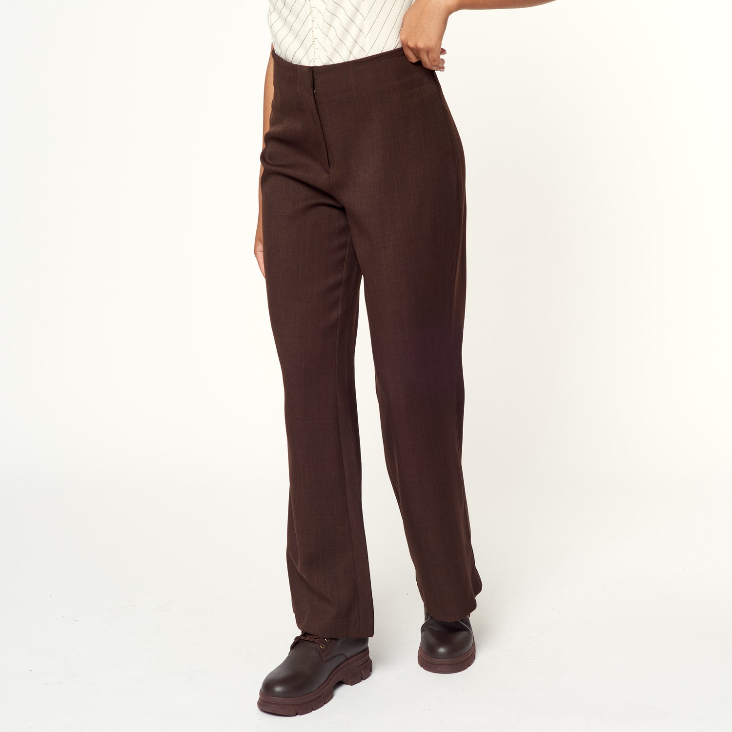 Pantalon Carlota Marron