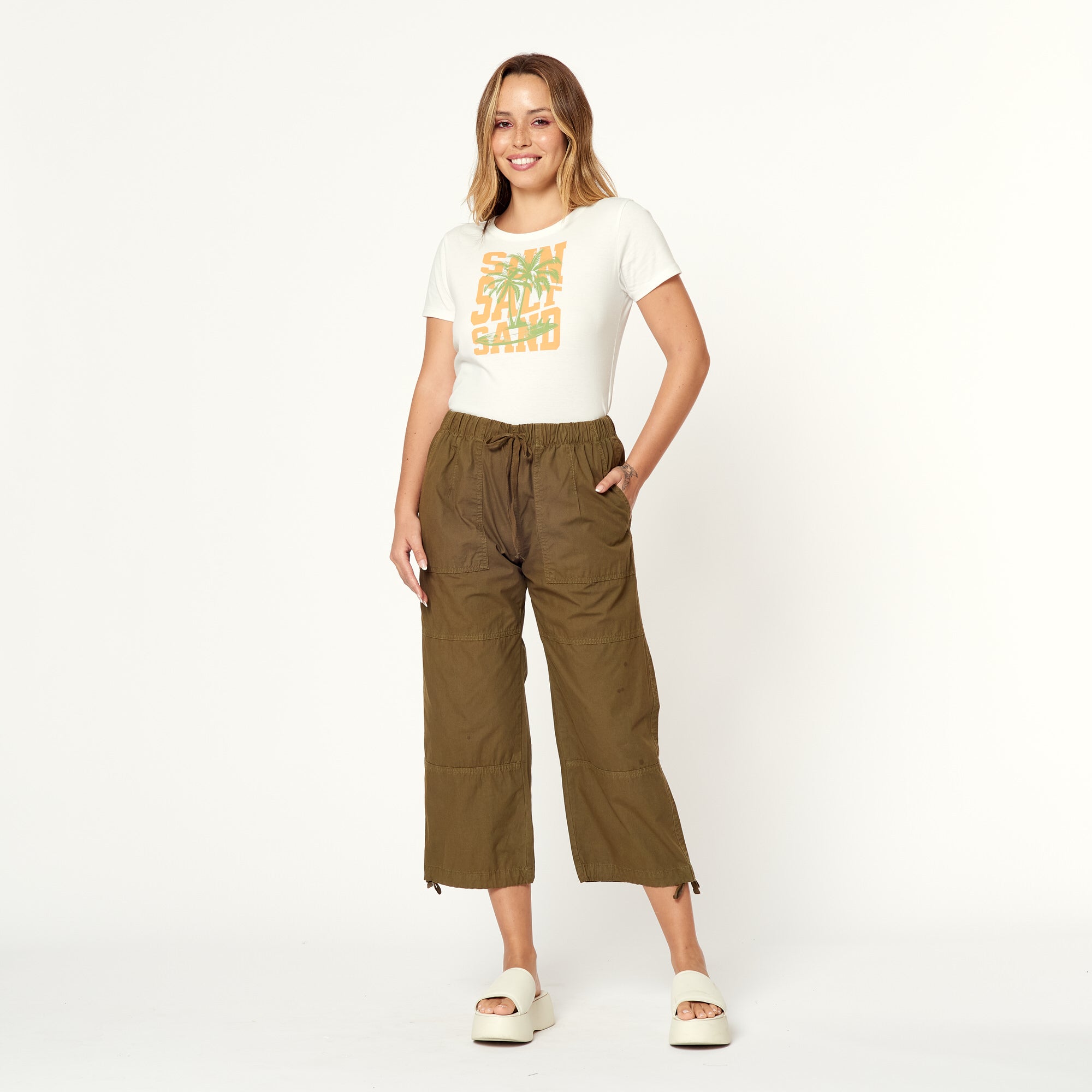 Pantalon Casandra Verde Militar