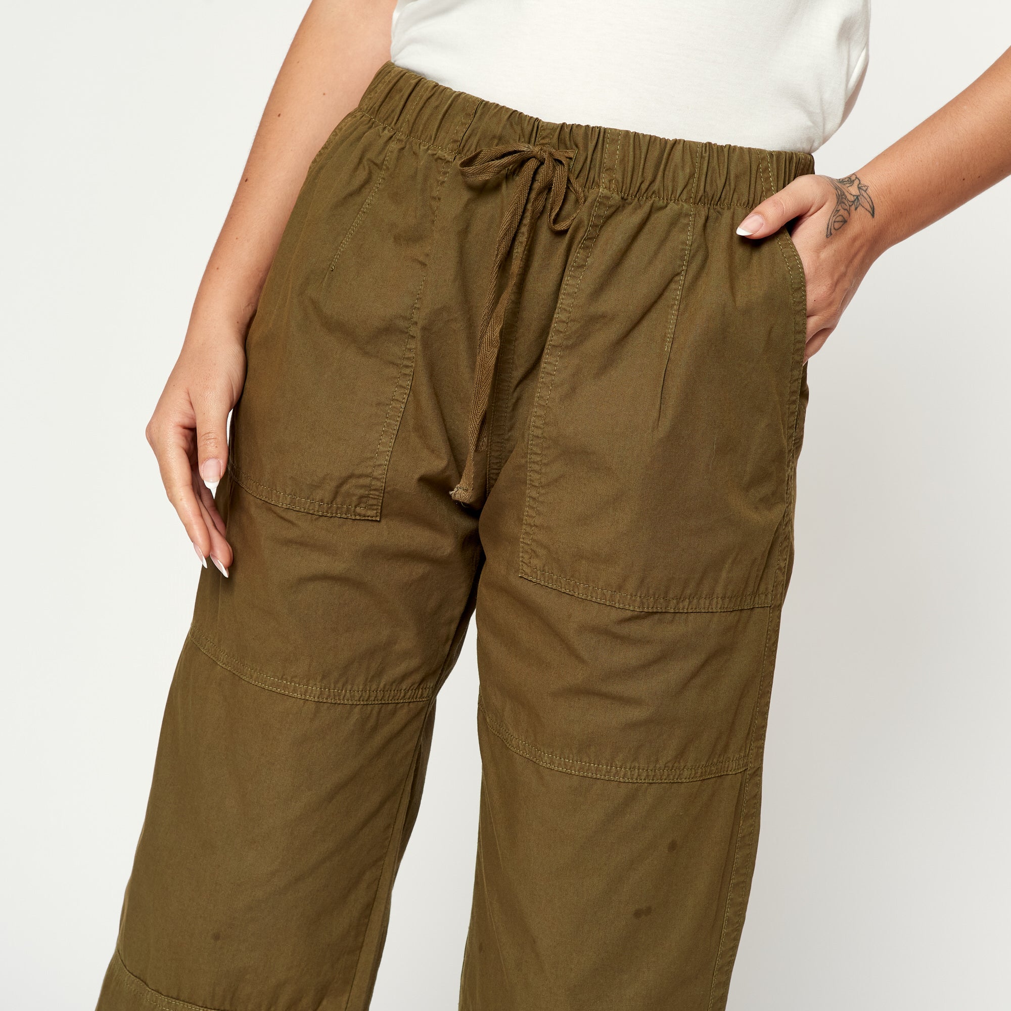 Pantalon Casandra Verde Militar