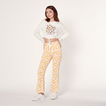 Pantalon Flower Print