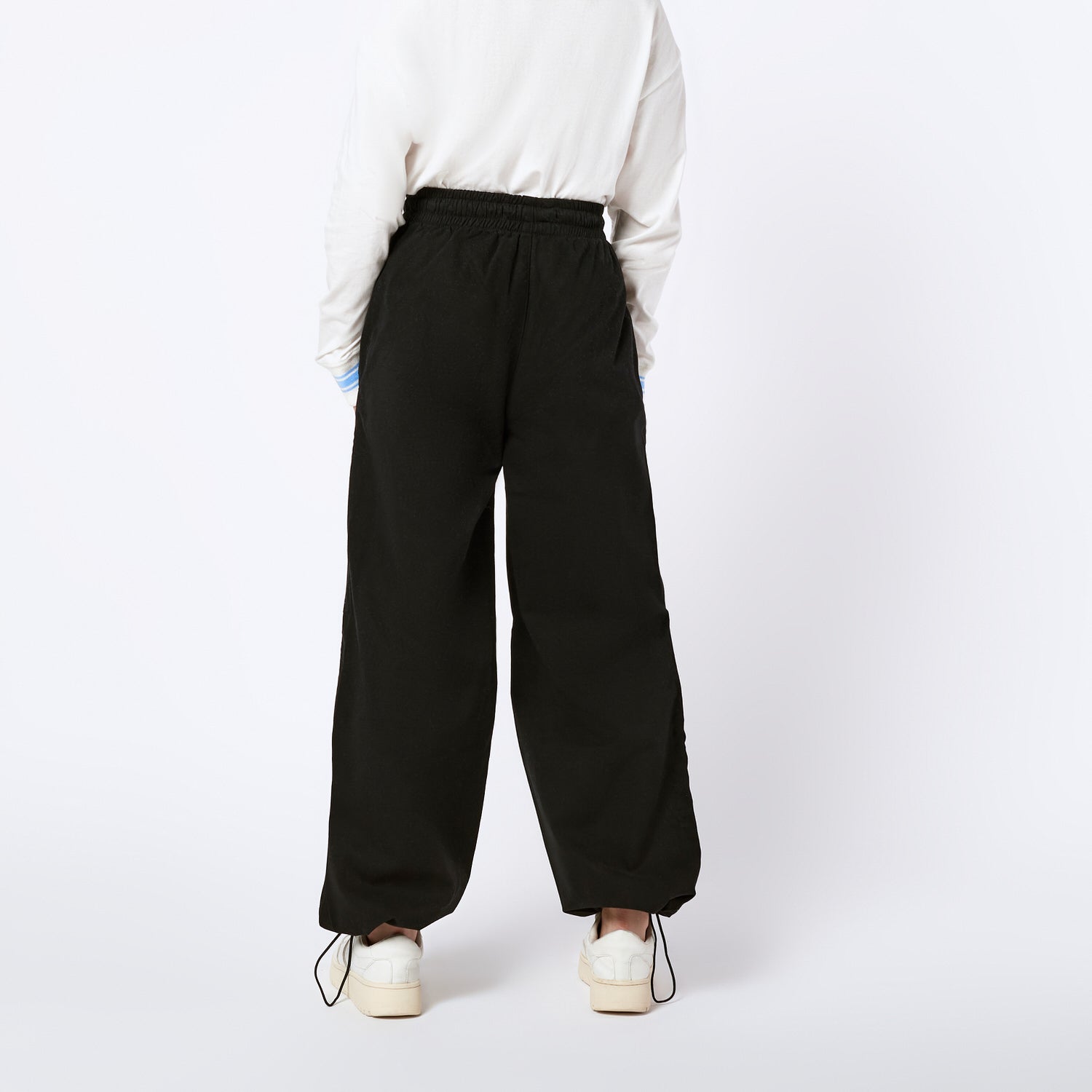 Pantalon Parachute Negro