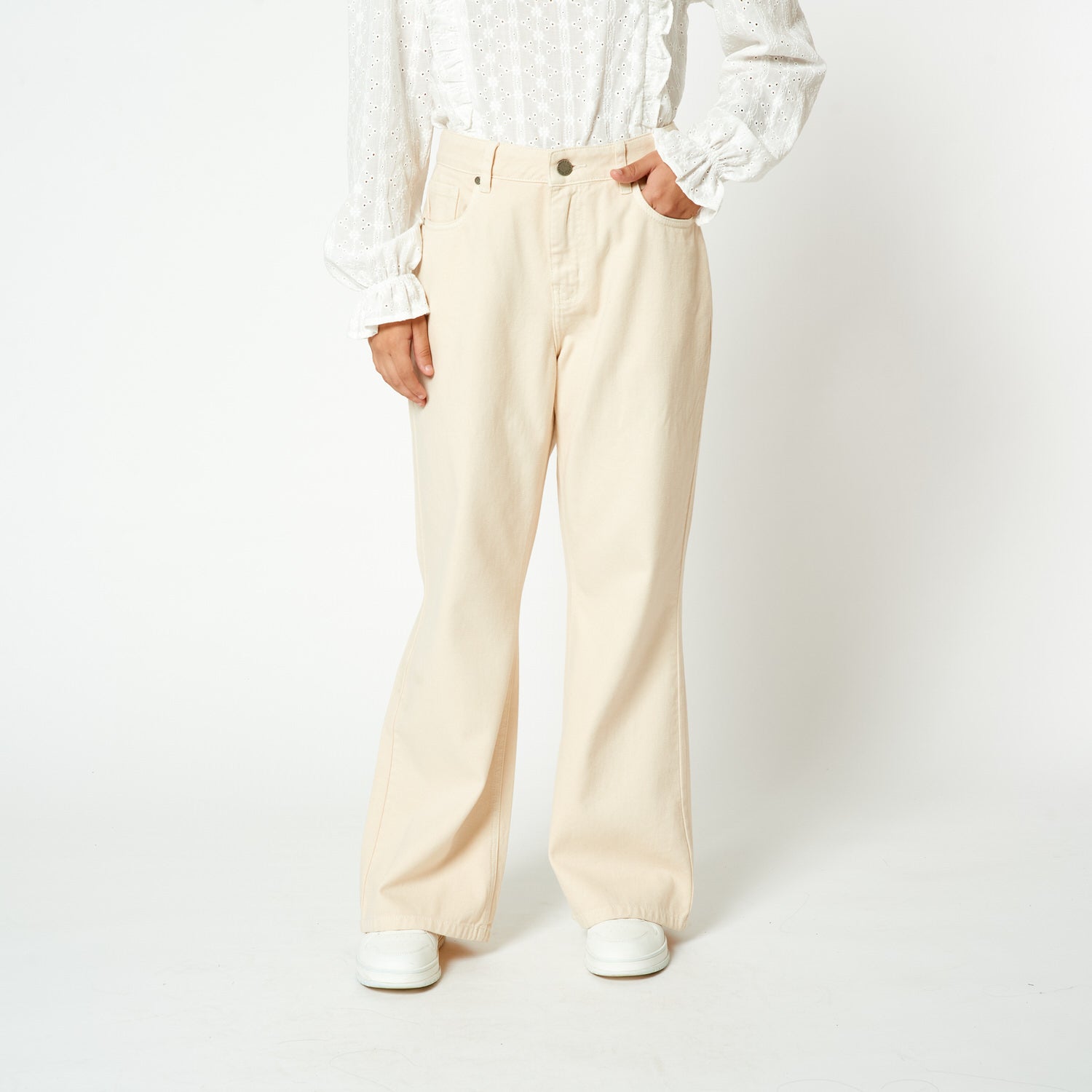 Pantalon Proper Crema