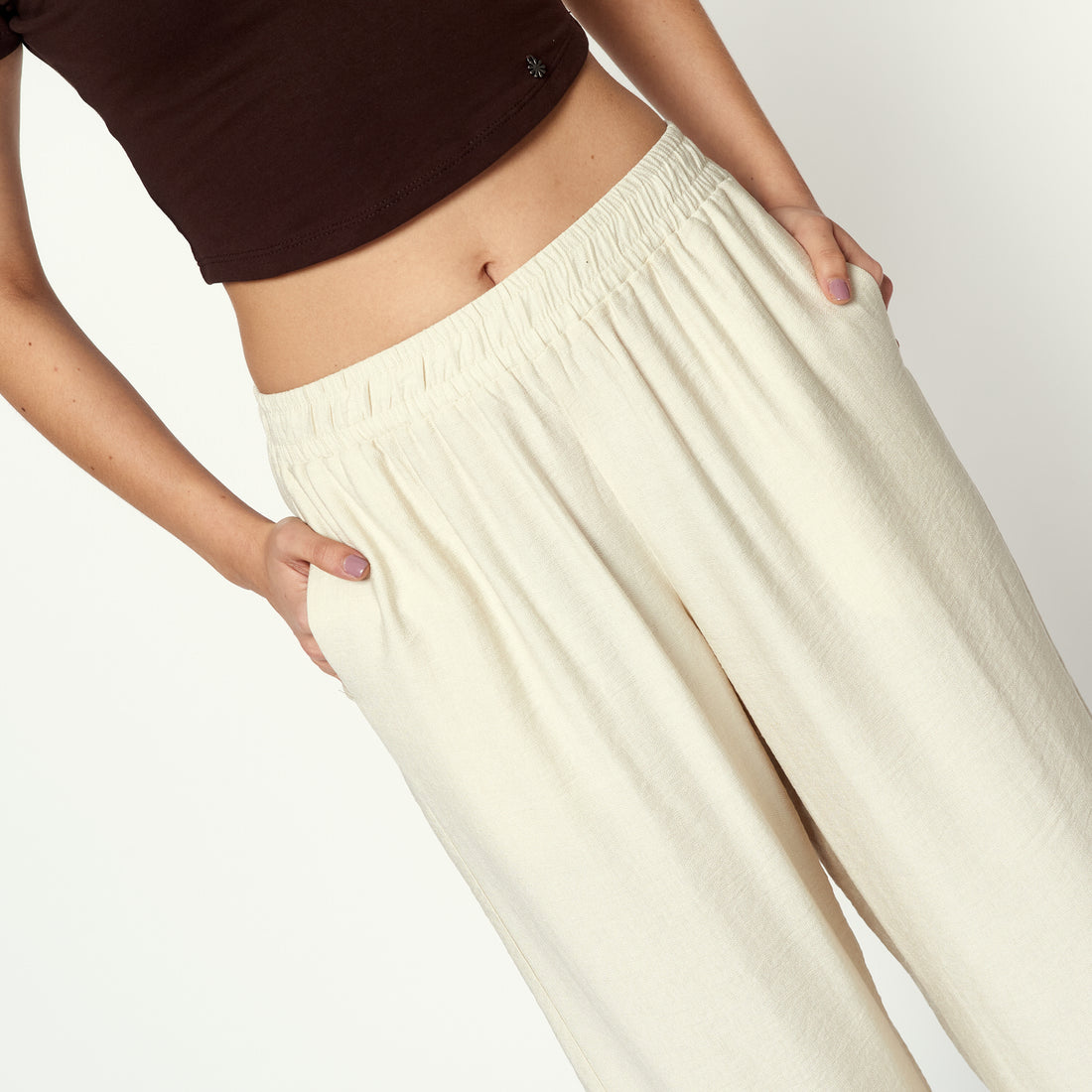 Pantalon Rebe Crema