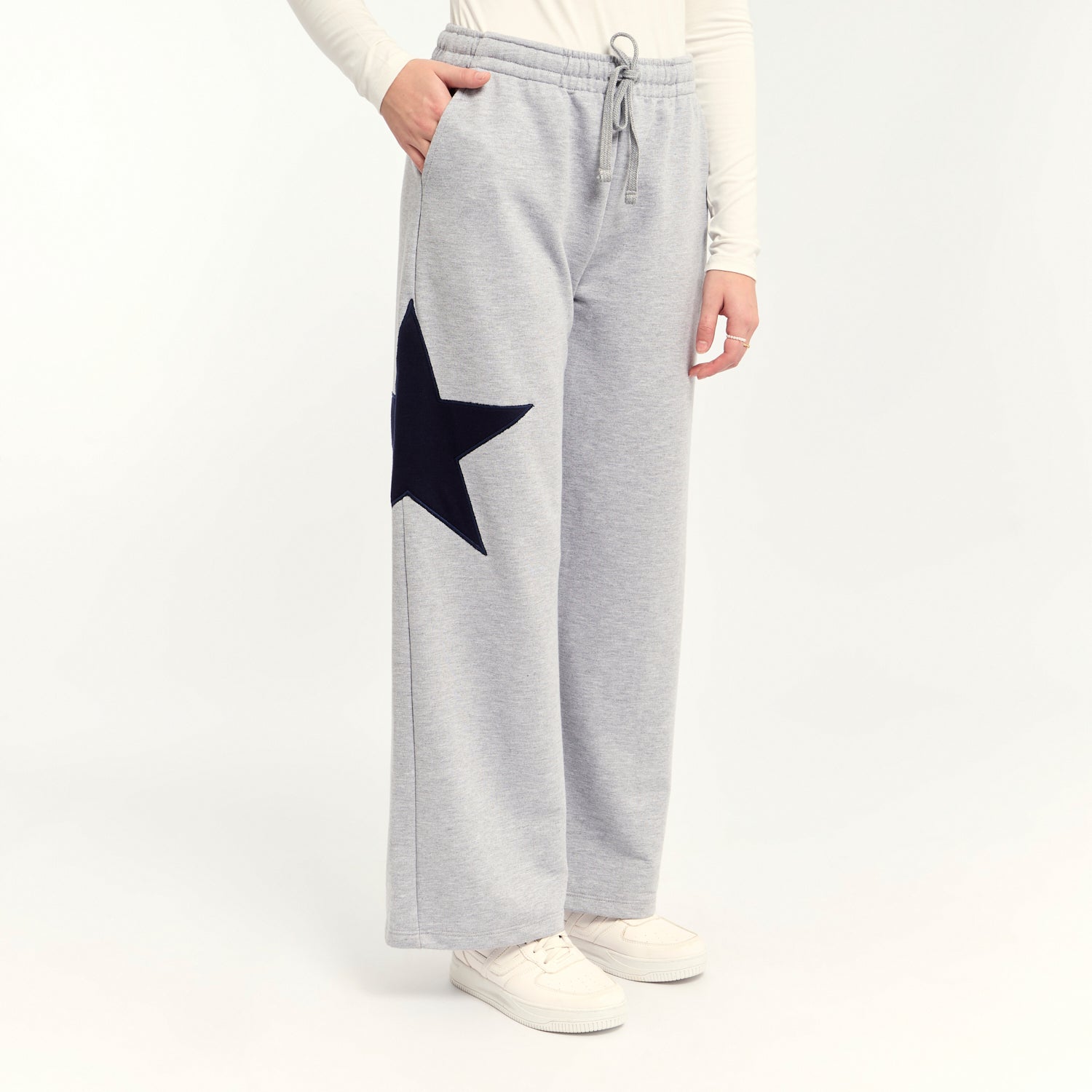 Pantalon Superstar Gris