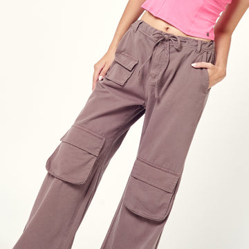 Pantalon Tafeta Marron