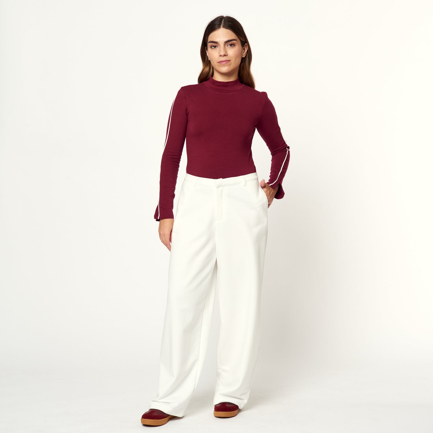 Pantalon River Hueso
