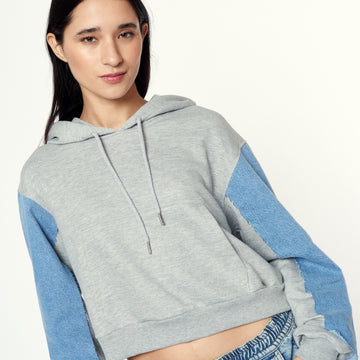 Polera Denim Gris