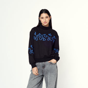 Polera Fogo Negro