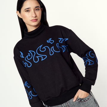 Polera Fogo Negro