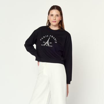 Polera Francia Negro