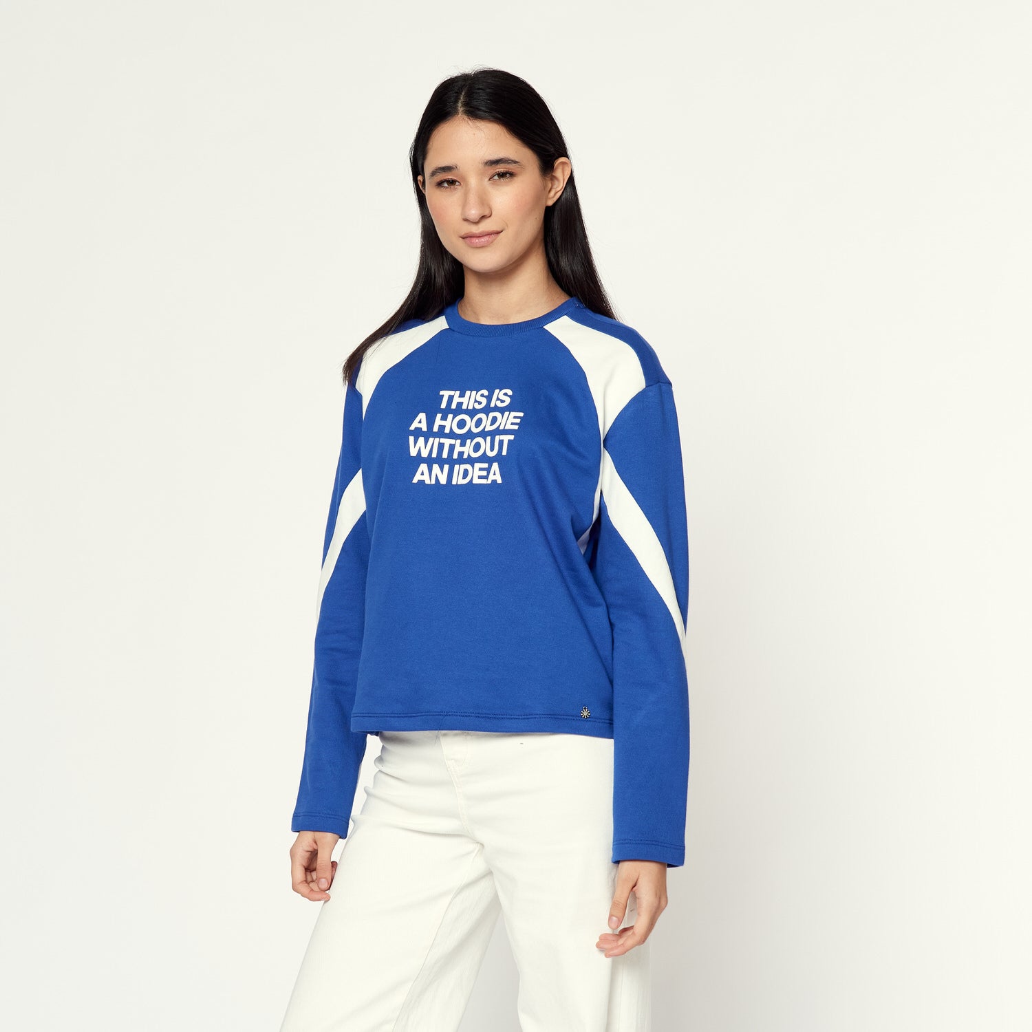 Polera Hoodie Azulino