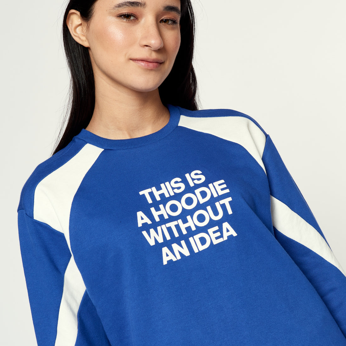 Polera Hoodie Azulino