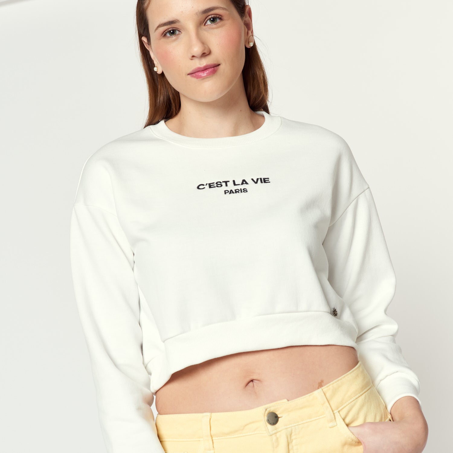 Polera La Vie Rose Hueso