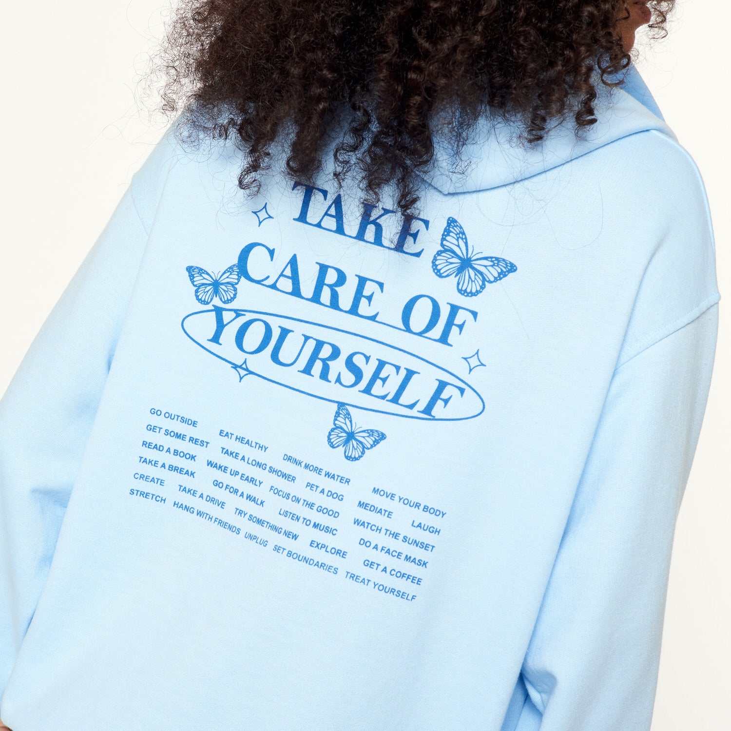 Polera Mariposa Celeste