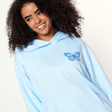 Polera Mariposa Celeste