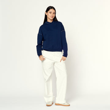 Polera Tachada Azul