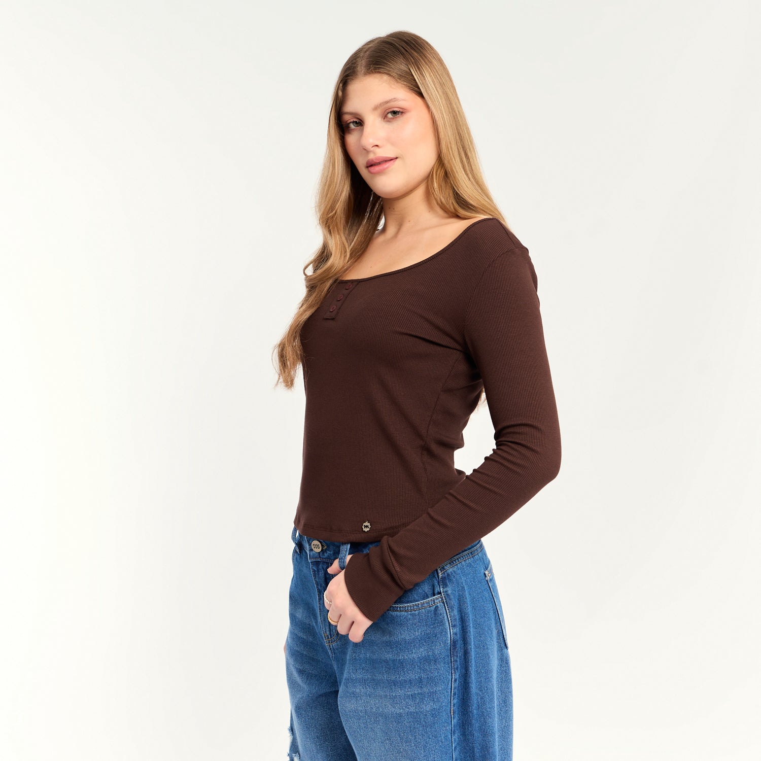 Polo Bernadette Marron