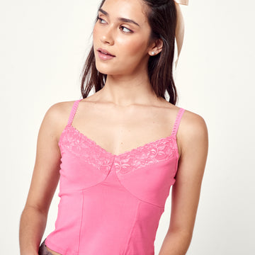 Polo Corset Rosado