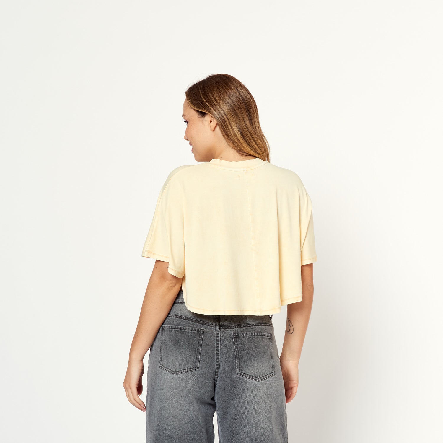 Polo Crop Amarillo