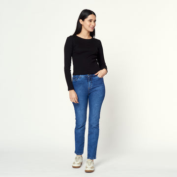 Polo Cuello Redondo Milk Out Negro