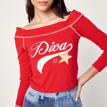 Polo Diva Rojo