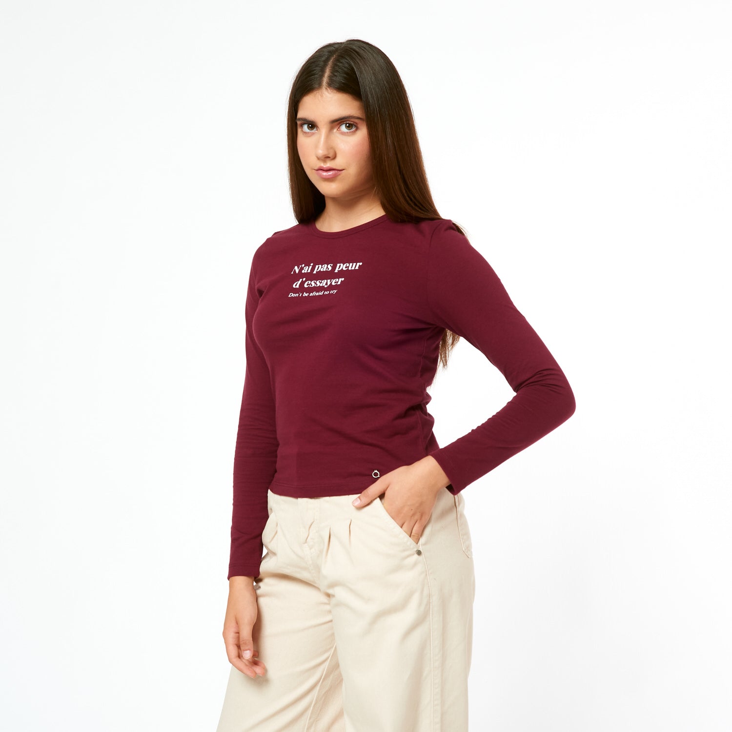 Polo Eiffel Guinda
