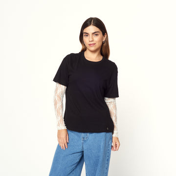 Polo Grunge Negro