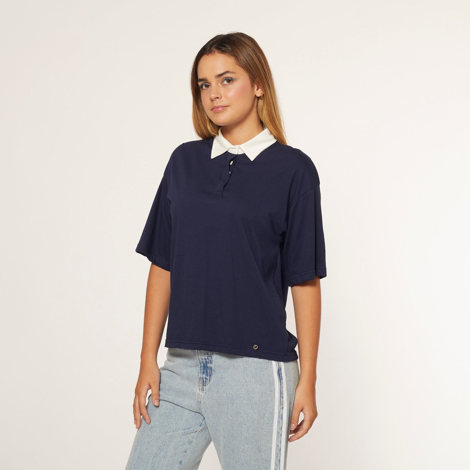 Polo Impressions Azul Marino